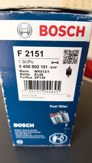 Filtro carburante Bosch F2151