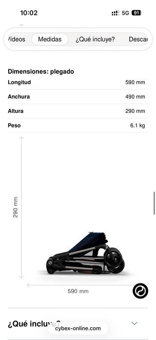 Vendo capazo y silla de paseo CYBEX MELIO