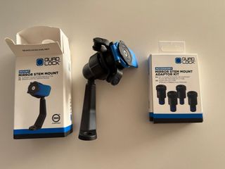 Soporte espejo Quad Lock moto completo.