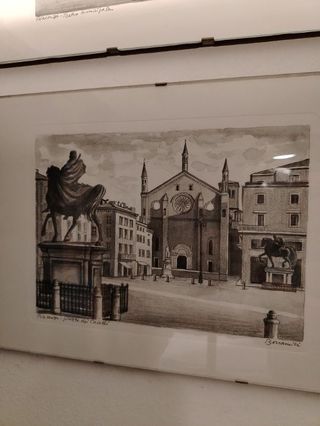 4 Litografie Bonamici - Piacenza