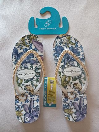 Infradito Hot Sand 40 - Fantasia floreale 