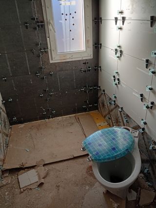 Azulejos baño: suelo y pared