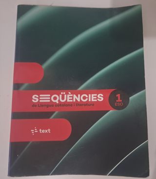 Libro Secuencies 1 ESO Catalán