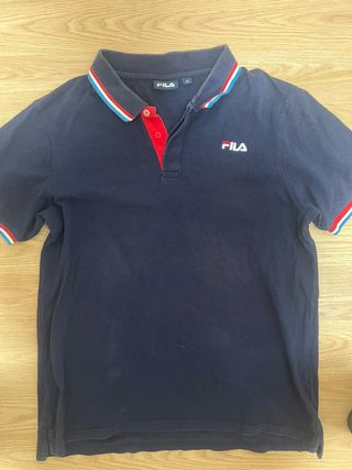 Fila Polo Vintage Azul Oscuro