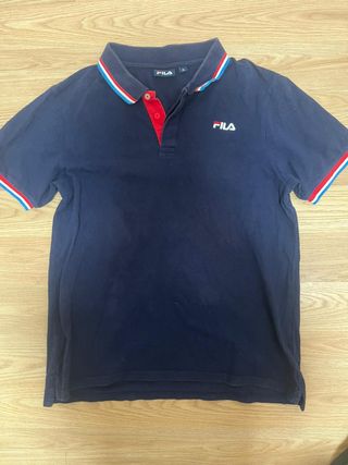 Fila Polo Vintage Azul Oscuro