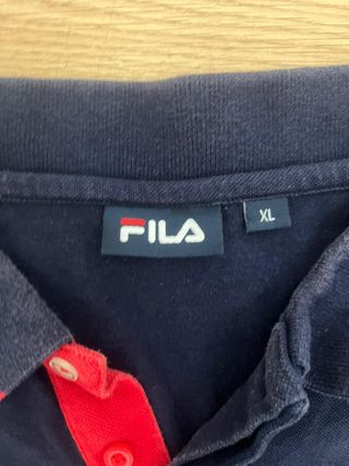Fila Polo Vintage Azul Oscuro