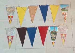 Banderín antiguo ciudades España