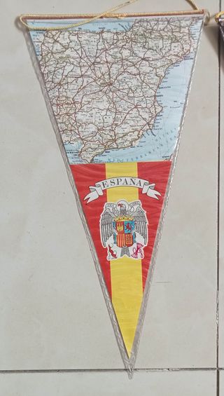 Banderín antiguo ciudades España