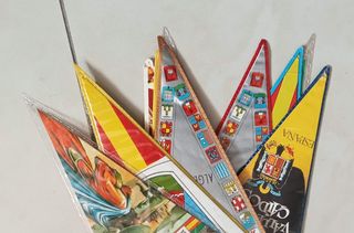 Banderín antiguo ciudades España