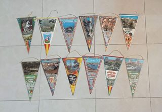 Banderín antiguo ciudades España