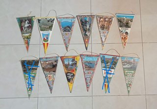 Banderín antiguo ciudades España