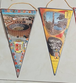 Banderín antiguo ciudades España