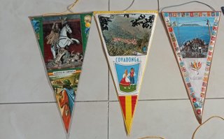 Banderín antiguo ciudades España