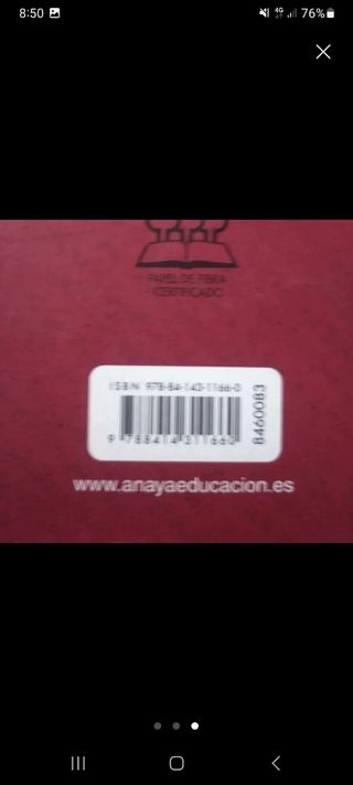 Libro de Latín de primero de bachillerato. Anaya