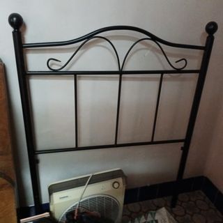 Cabecero cama hierro - Negro