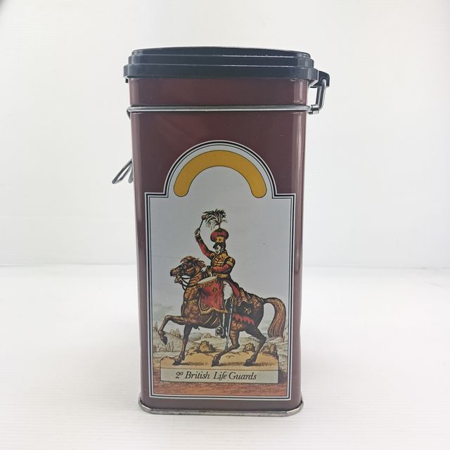 Scatola latta caffè vintage 2° British Life Guards