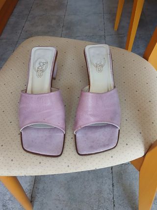 Sandalias mujer purpura 