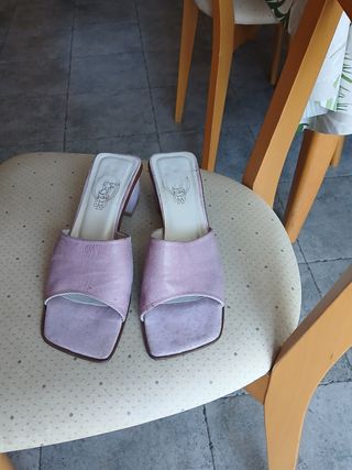 Sandalias mujer purpura 