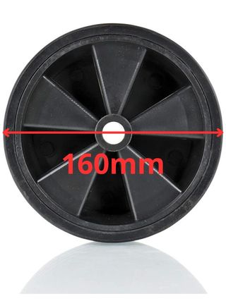 Rueda repuesto mozo jockey 160mm x 40mm