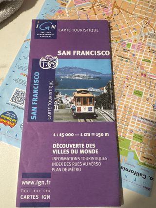 mapas, planos y guías de la costa oeste
