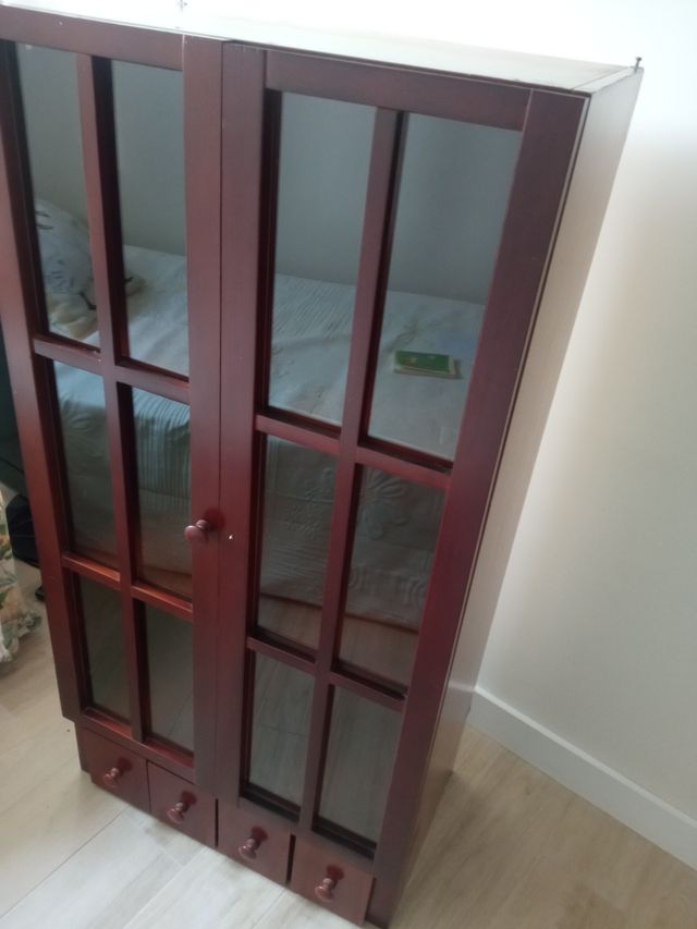 Vitrina madera - 2 puertas
