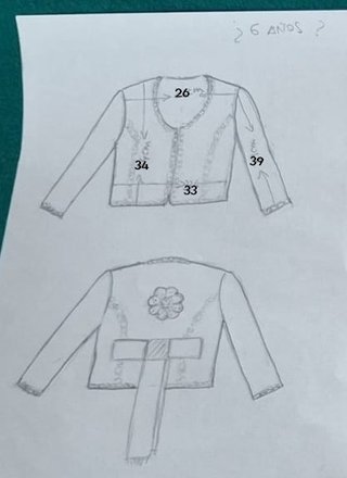 Trajes regionales niña - Castellana