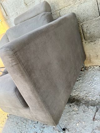 Sofá 3 plazas beige - chaise longue
