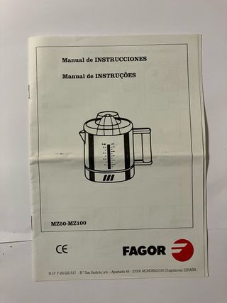 Exprimidor eléctrico Fagor MZ-50