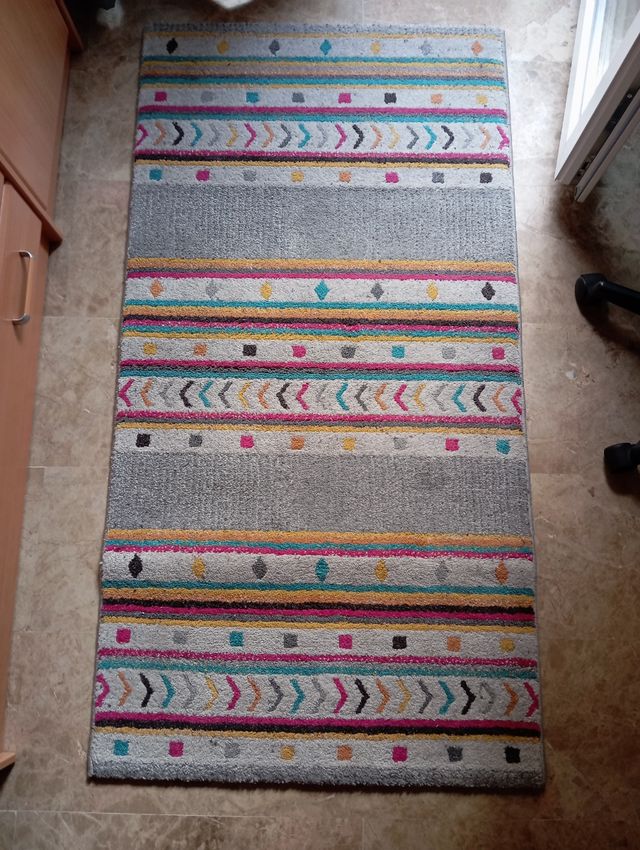 Alfombra multicolor 80x150cm