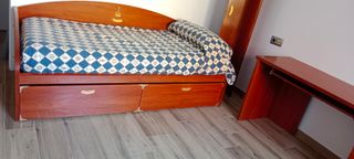 Cama nido marinero, escritorio, armario...