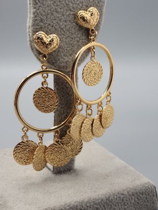 Pendientes goldfilled dorados