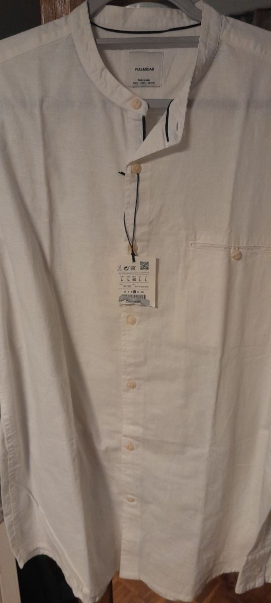 Camisa Pull&Bear blanca - L