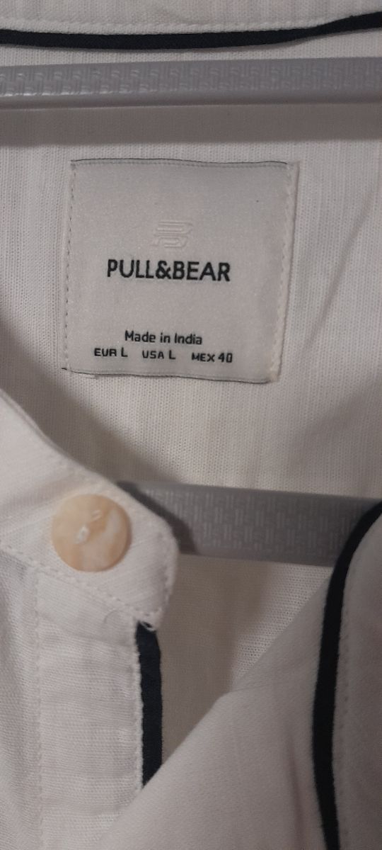 Camisa Pull&Bear blanca - L