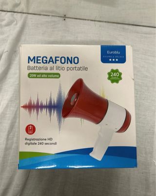 Megafono Euroblu 20W portatile