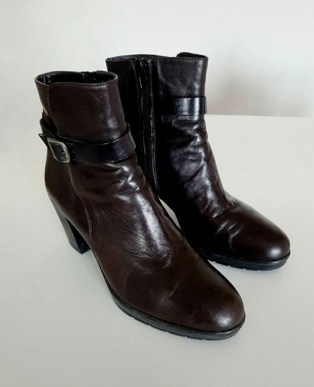 Stivaletti Pelle Marroni - 38