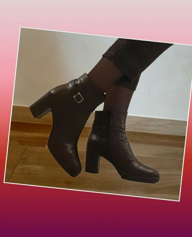 Stivaletti Pelle Marroni - 38