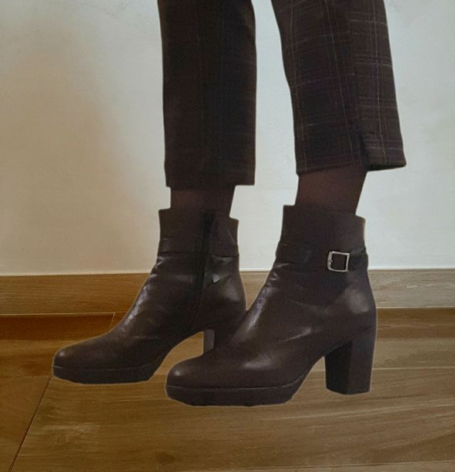 Stivaletti Pelle Marroni - 38