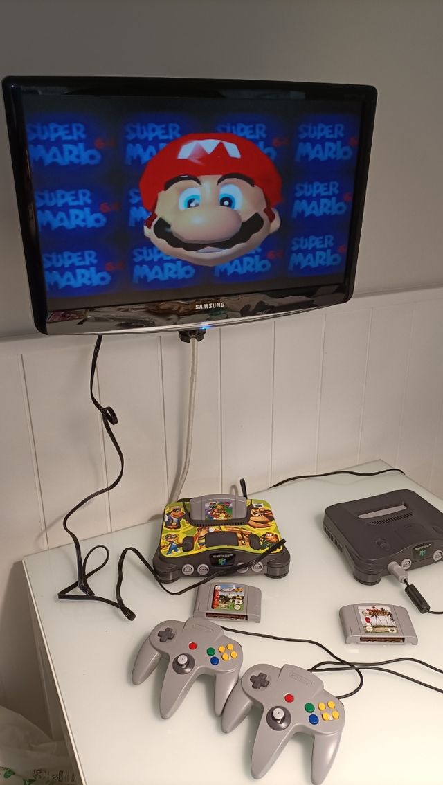 Nintendo 64 edición DK + mando + juego