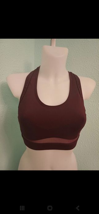 Top deportivo Fabletics marrón