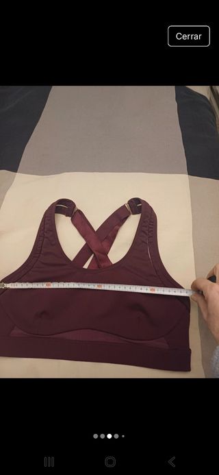 Top deportivo Fabletics marrón