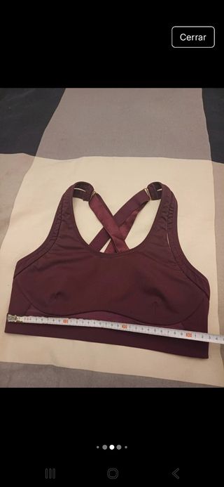 Top deportivo Fabletics marrón