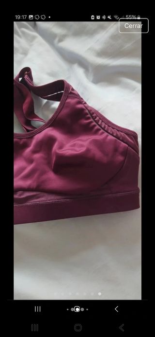 Top deportivo Fabletics marrón