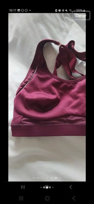 Top deportivo Fabletics marrón