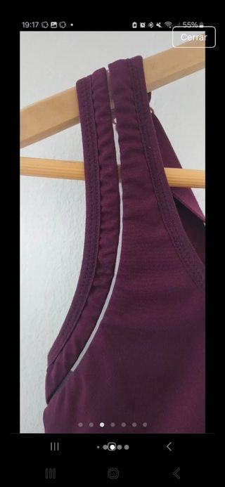 Top deportivo Fabletics marrón