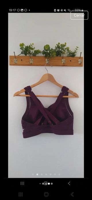Top deportivo Fabletics marrón