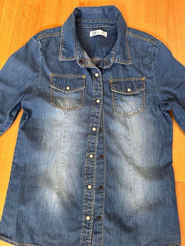 Camisa vaquera niña 9-10 años
