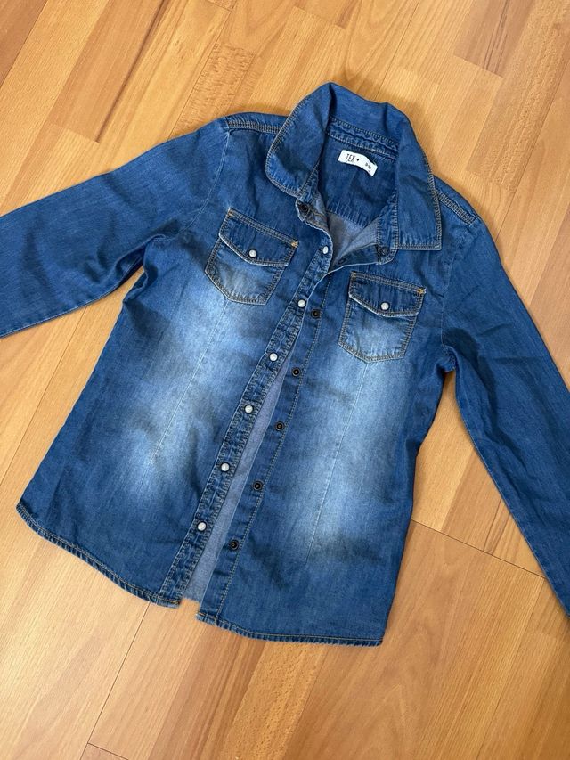 Camisa vaquera niña 9-10 años