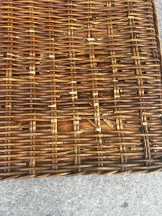 Butaca mimbre vintage