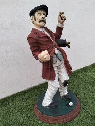 Figura golfista vintage