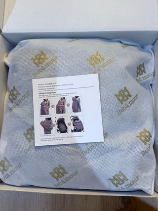 Funda mochila portabebé invierno